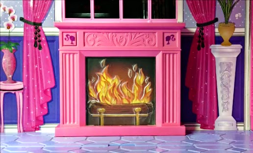 Barbie house with lights top and sounds